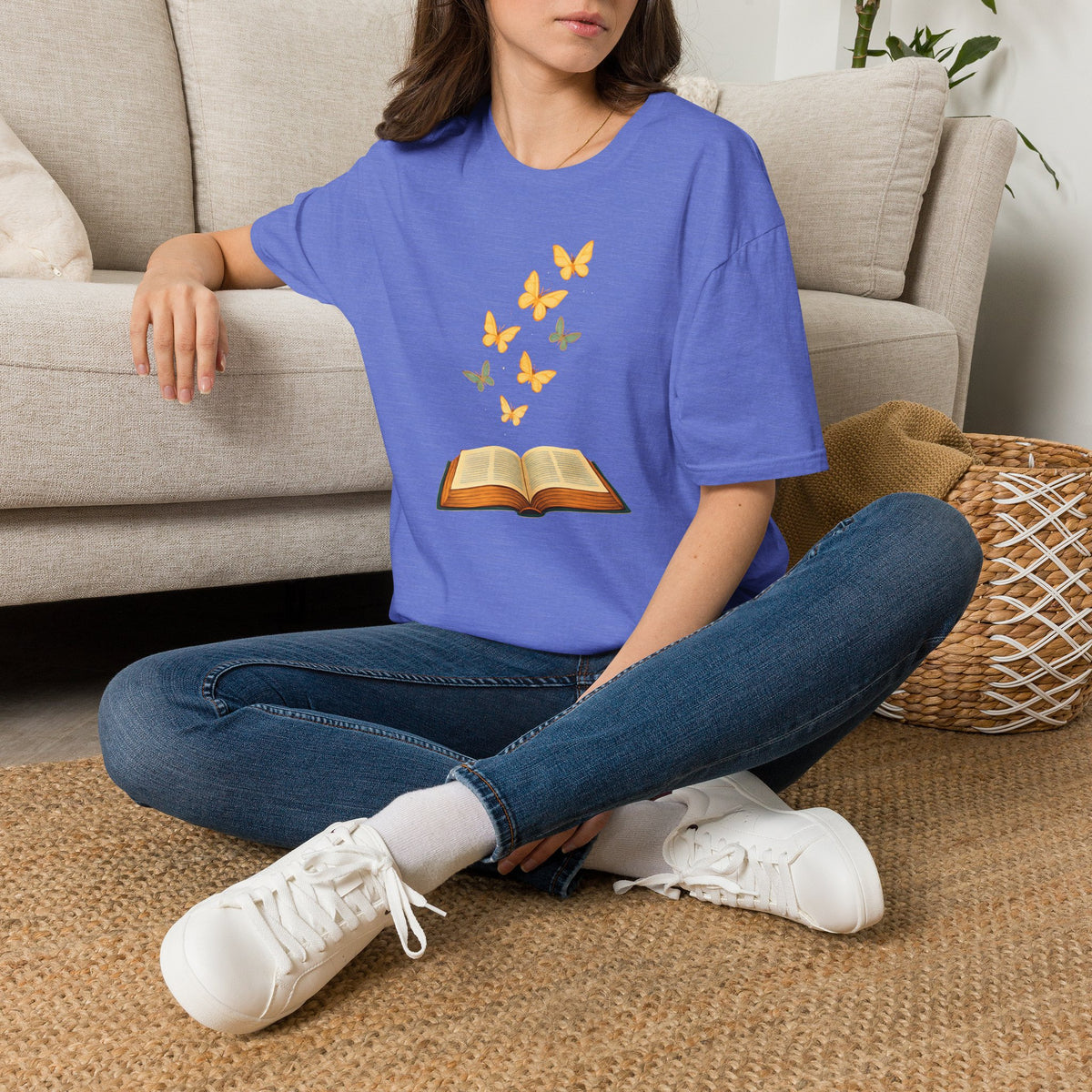 Butterflies Rise from Book T-Shirt