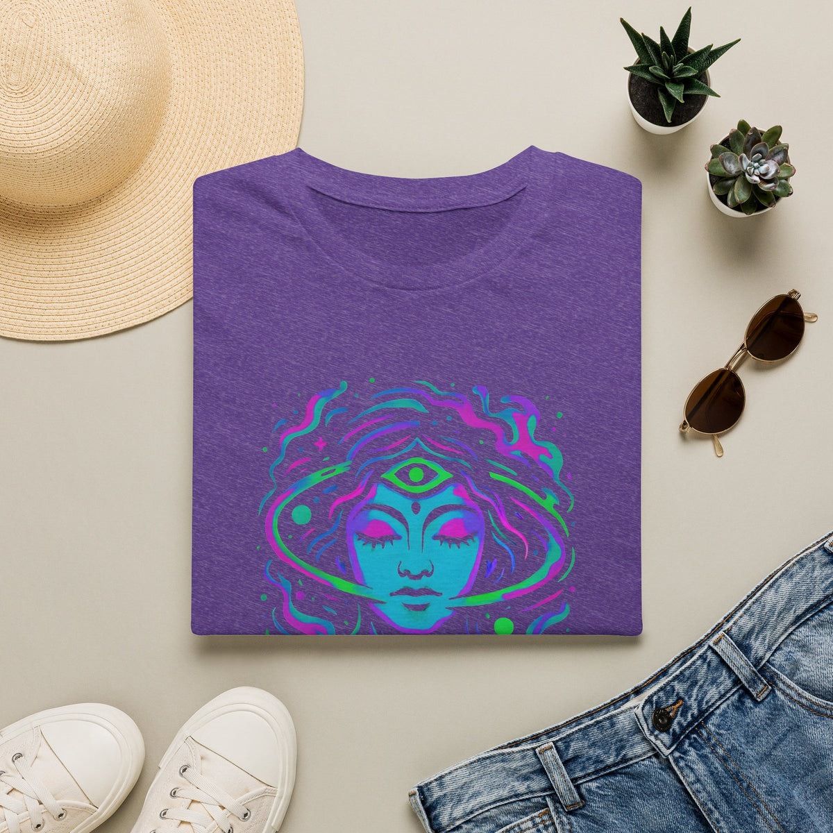 Psychedelic third-eye portrait T-Shirt