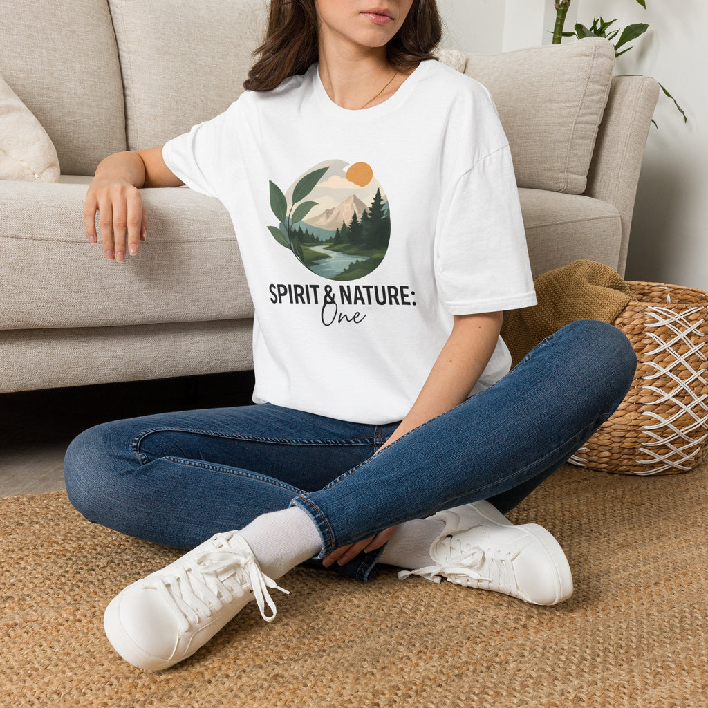 Mountain River Landscape T-Shirt