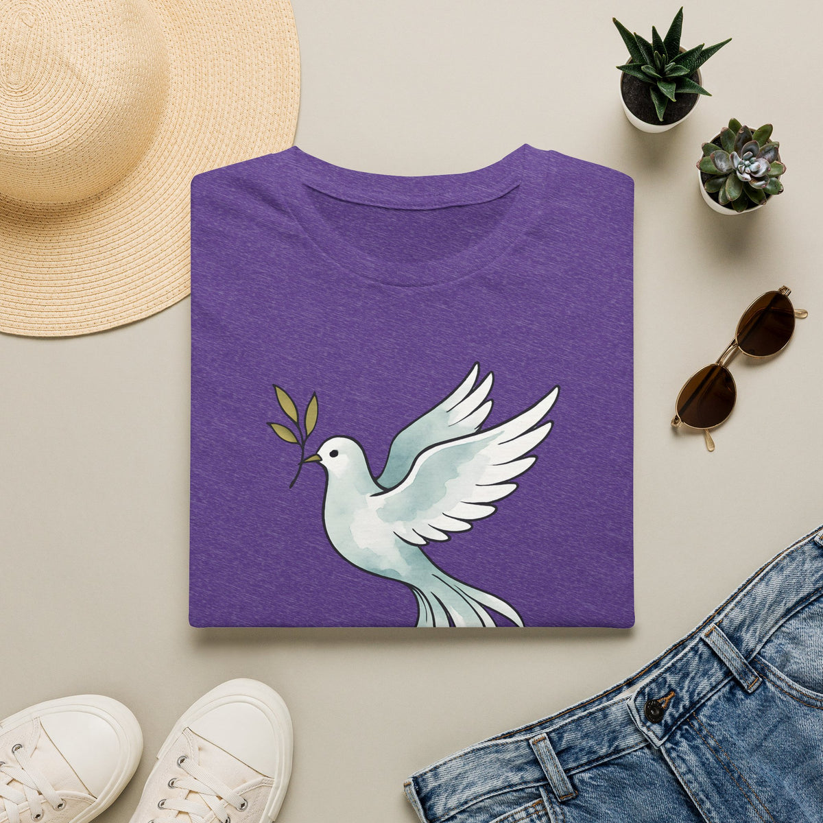 Dove with Olive Branch T-Shirt