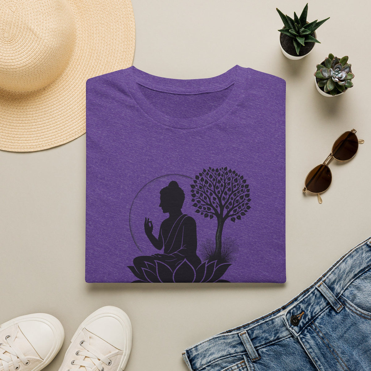 Moonlit tree silhouette T-Shirt