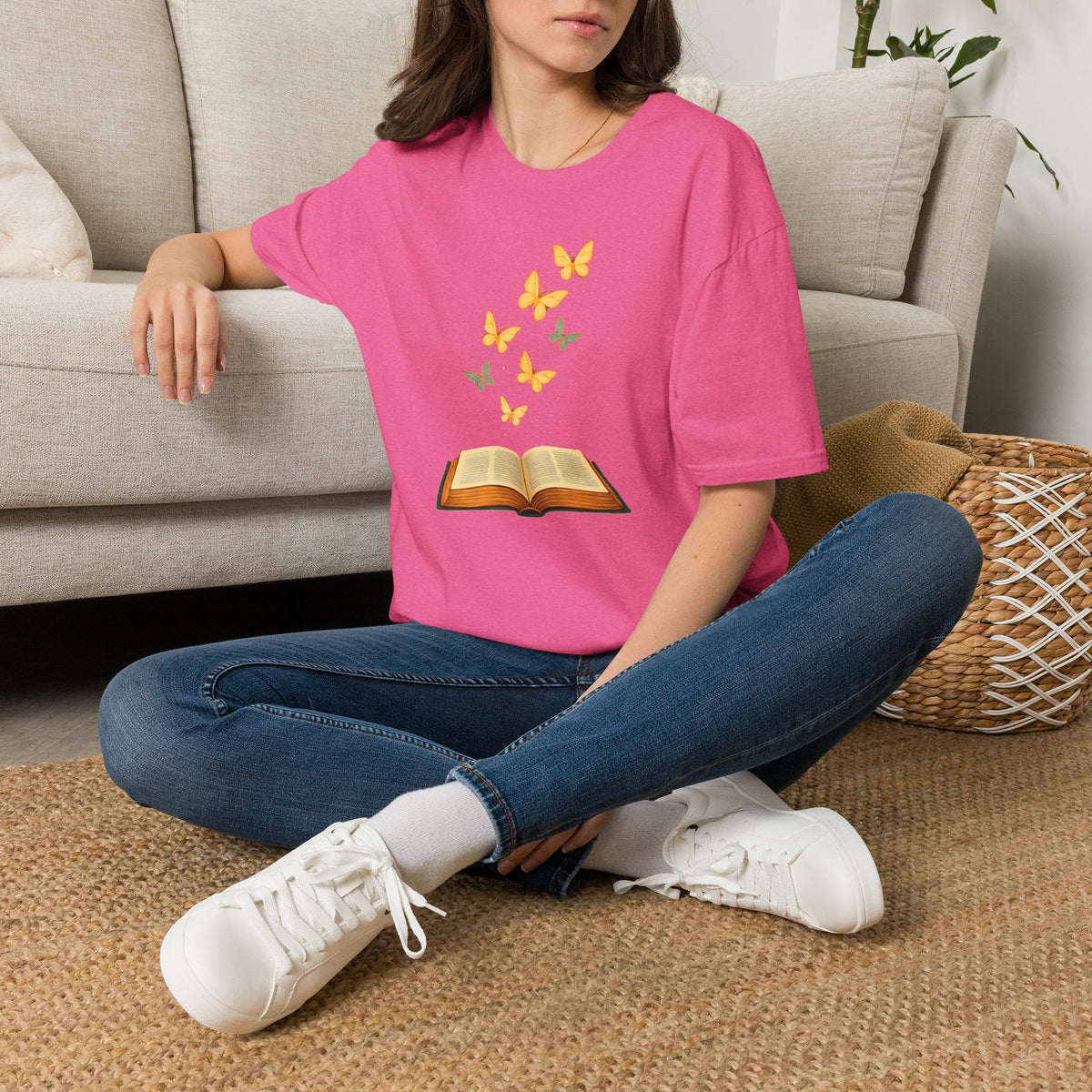 Butterflies Rise from Book T-Shirt
