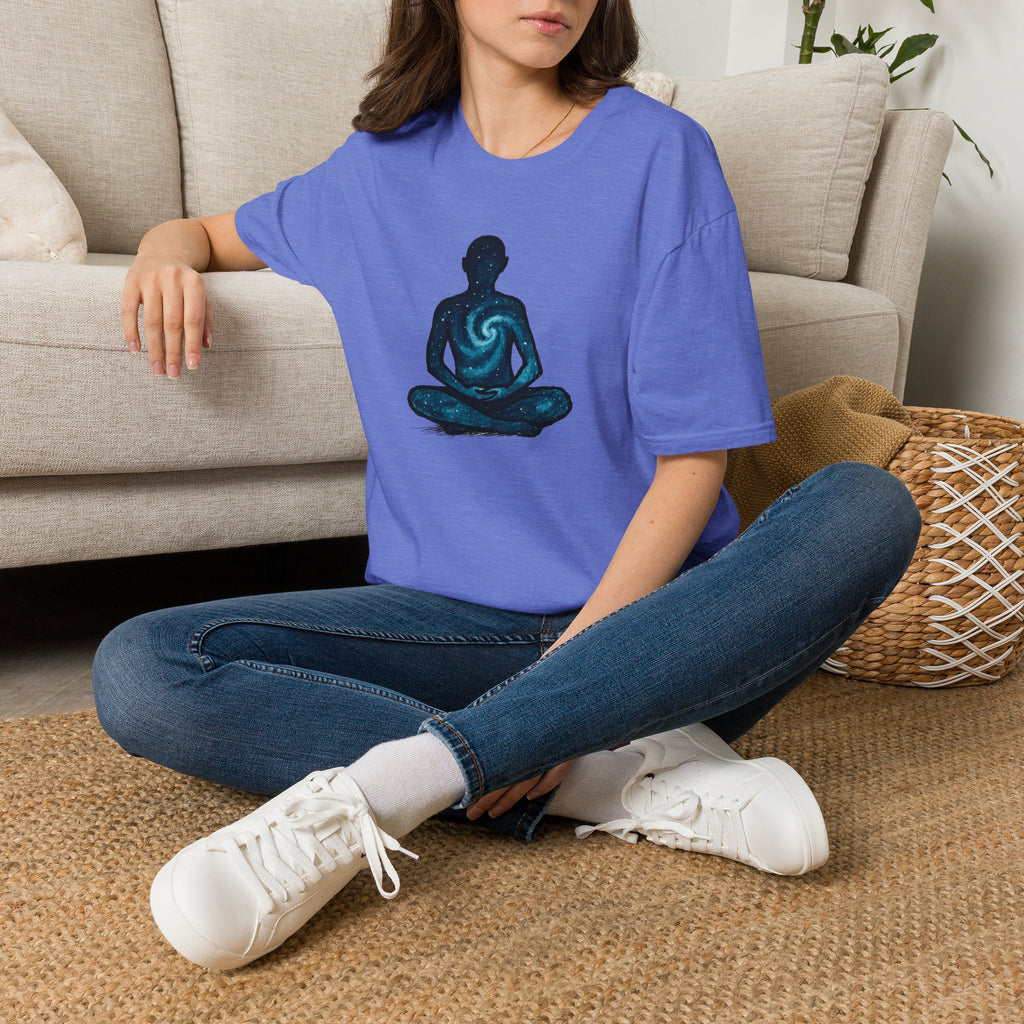 Galaxy Meditation Silhouette T-Shirt