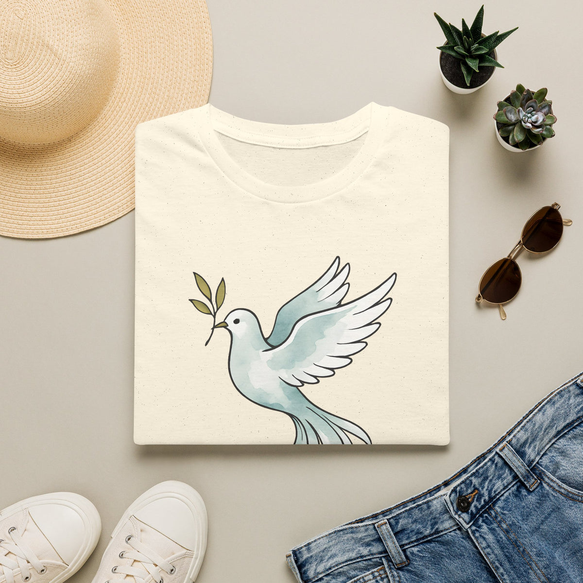 Dove with Olive Branch T-Shirt