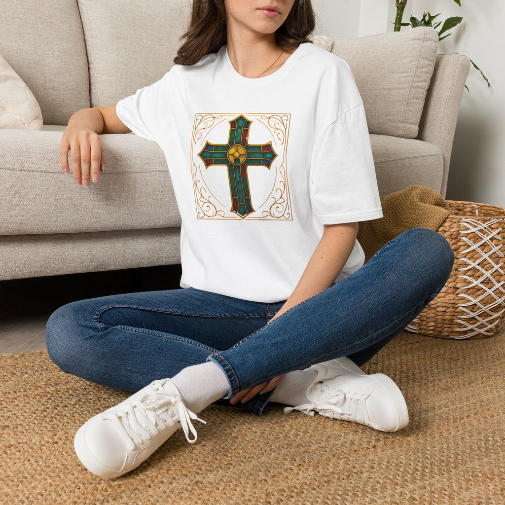 Stained Glass Cross T-Shirt