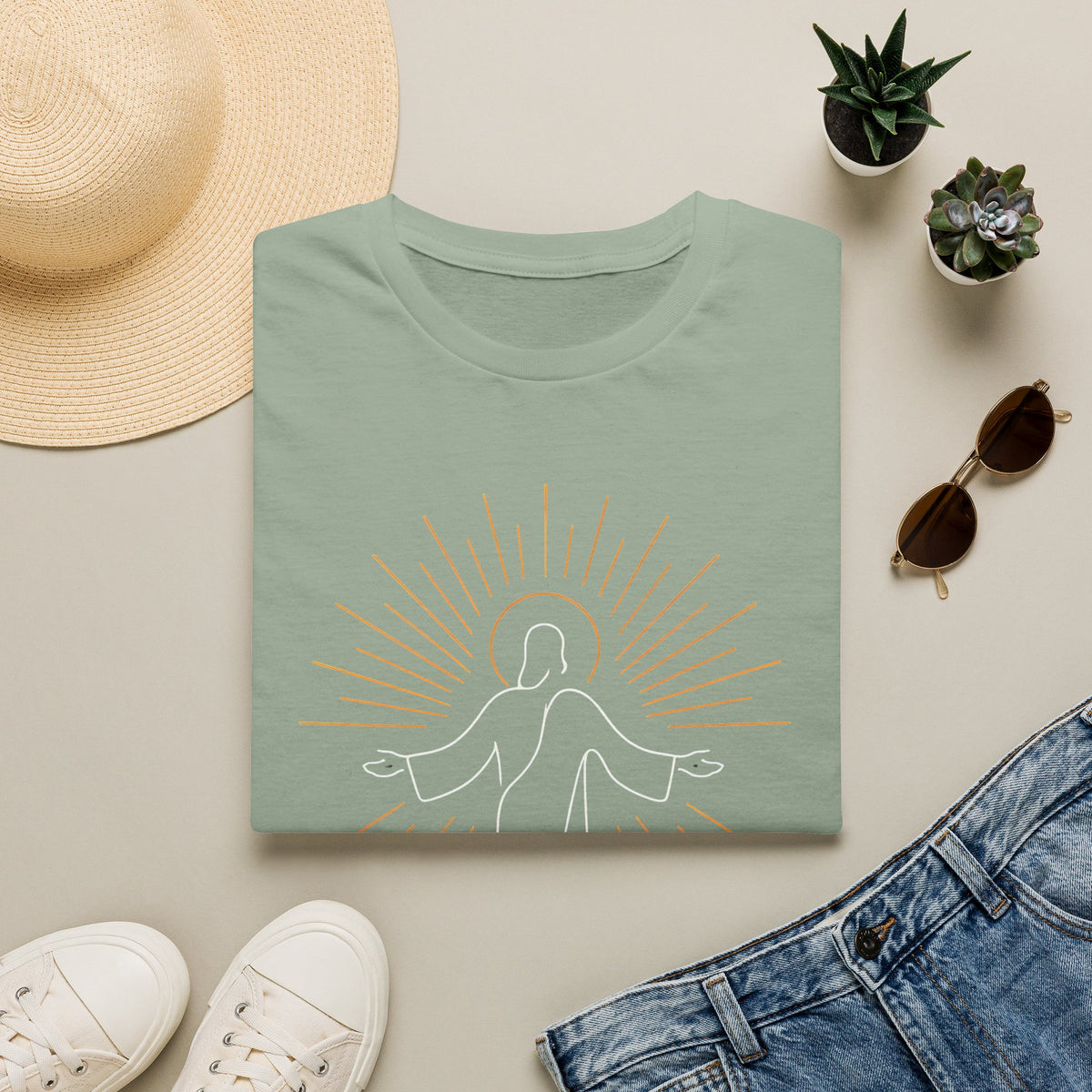 Jesus with open arms T-Shirt