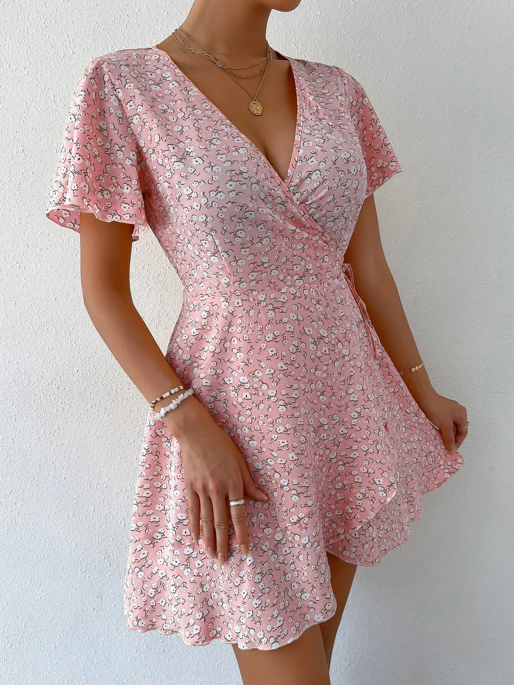 Wildflower Wishes V-Neck Dress