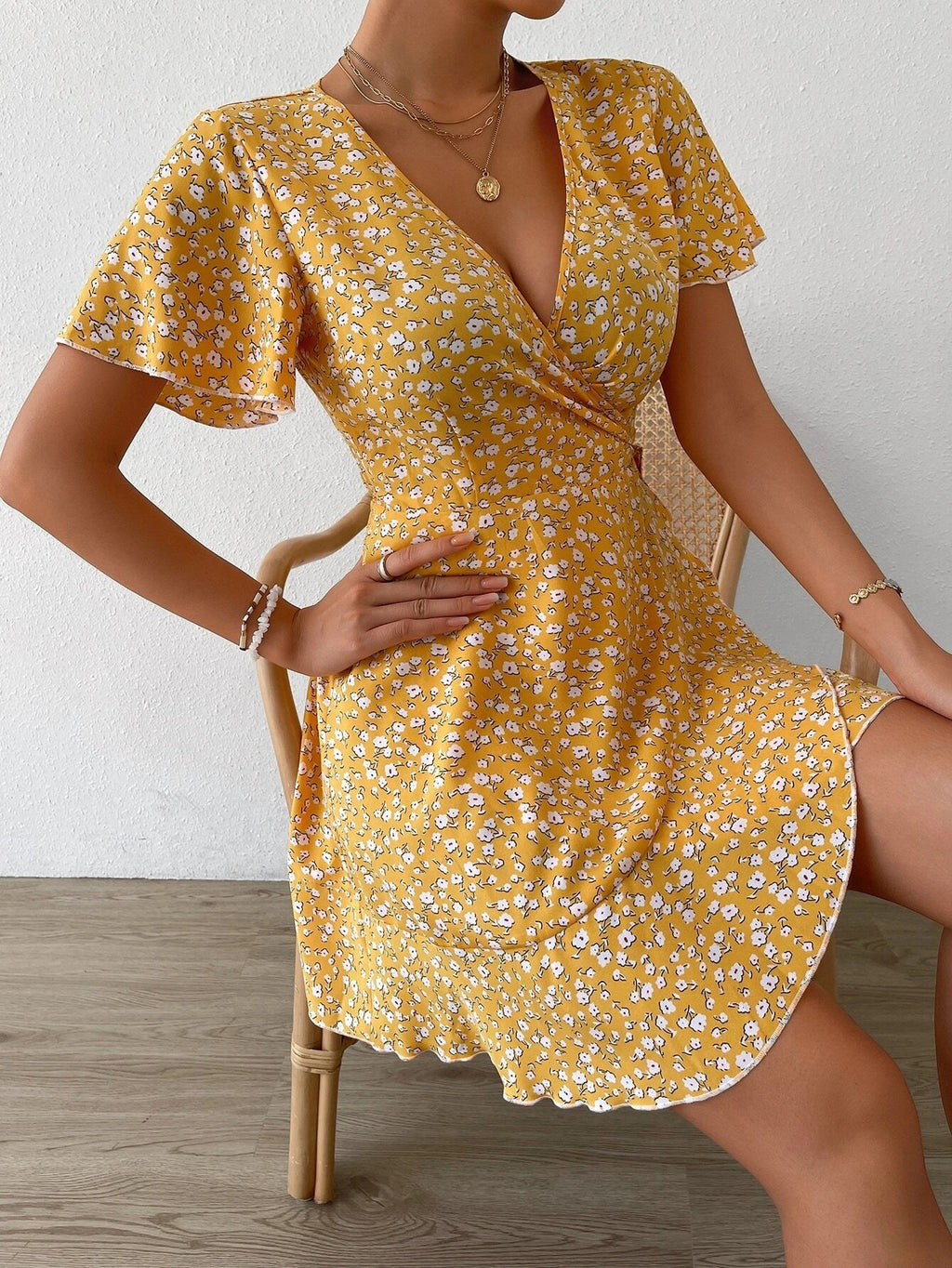 Wildflower Wishes V-Neck Dress