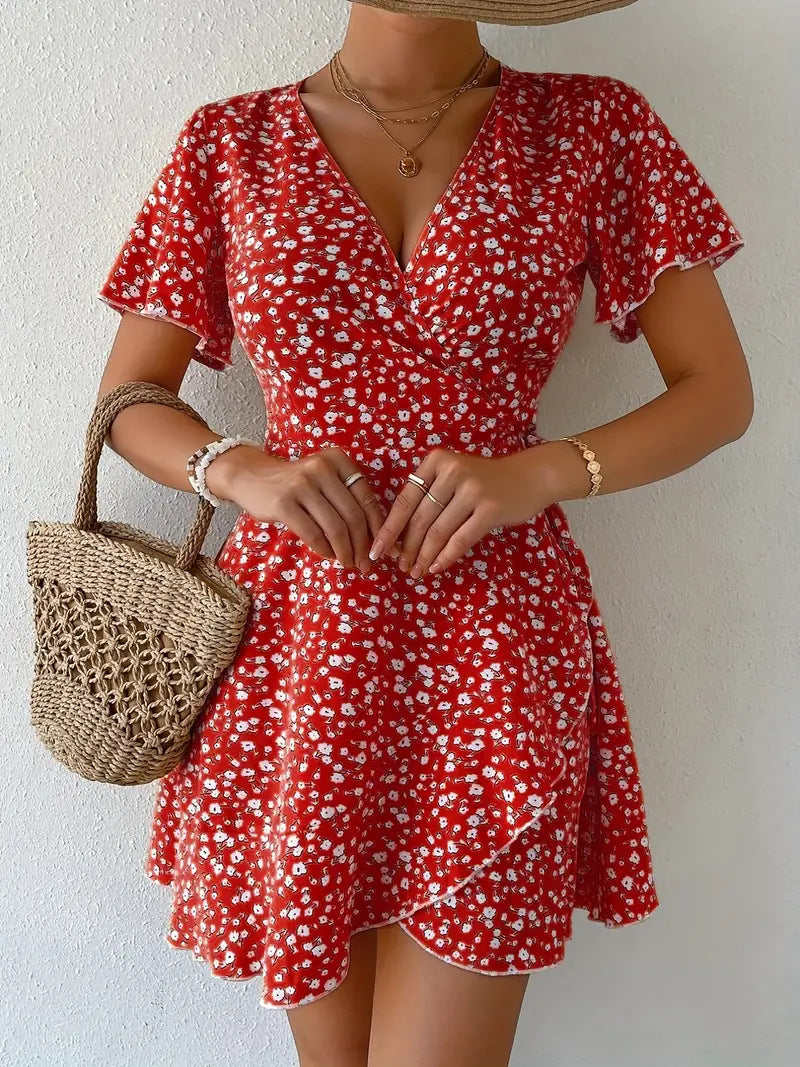 Wildflower Wishes V-Neck Dress