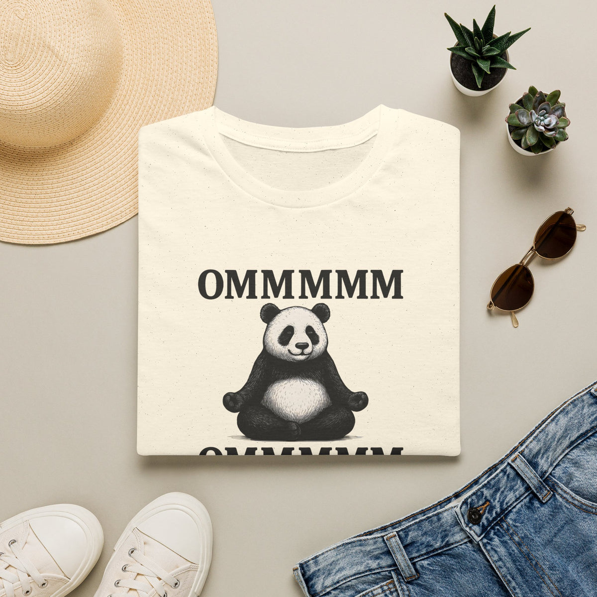 Meditating Panda Bear T-Shirt
