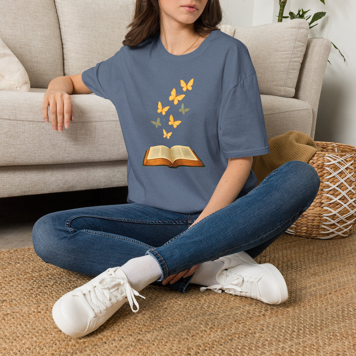 Butterflies Rise from Book T-Shirt