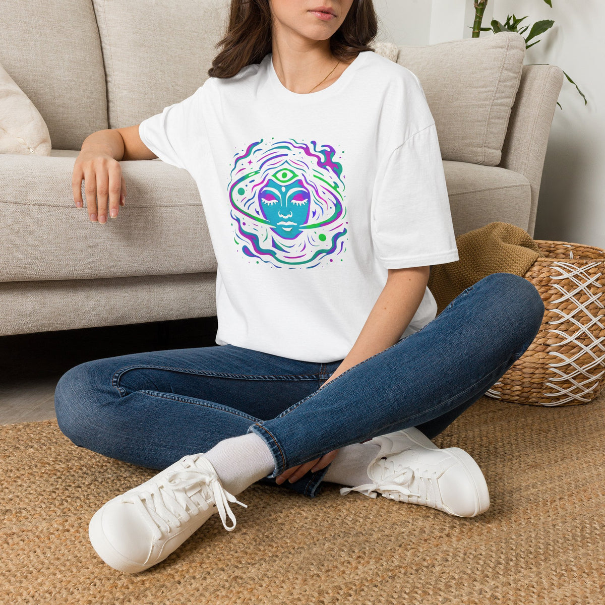 Psychedelic third-eye portrait T-Shirt