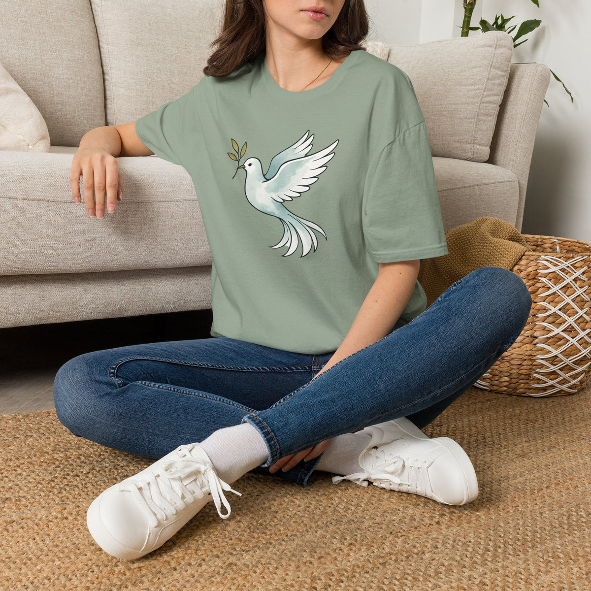 Dove with Olive Branch T-Shirt