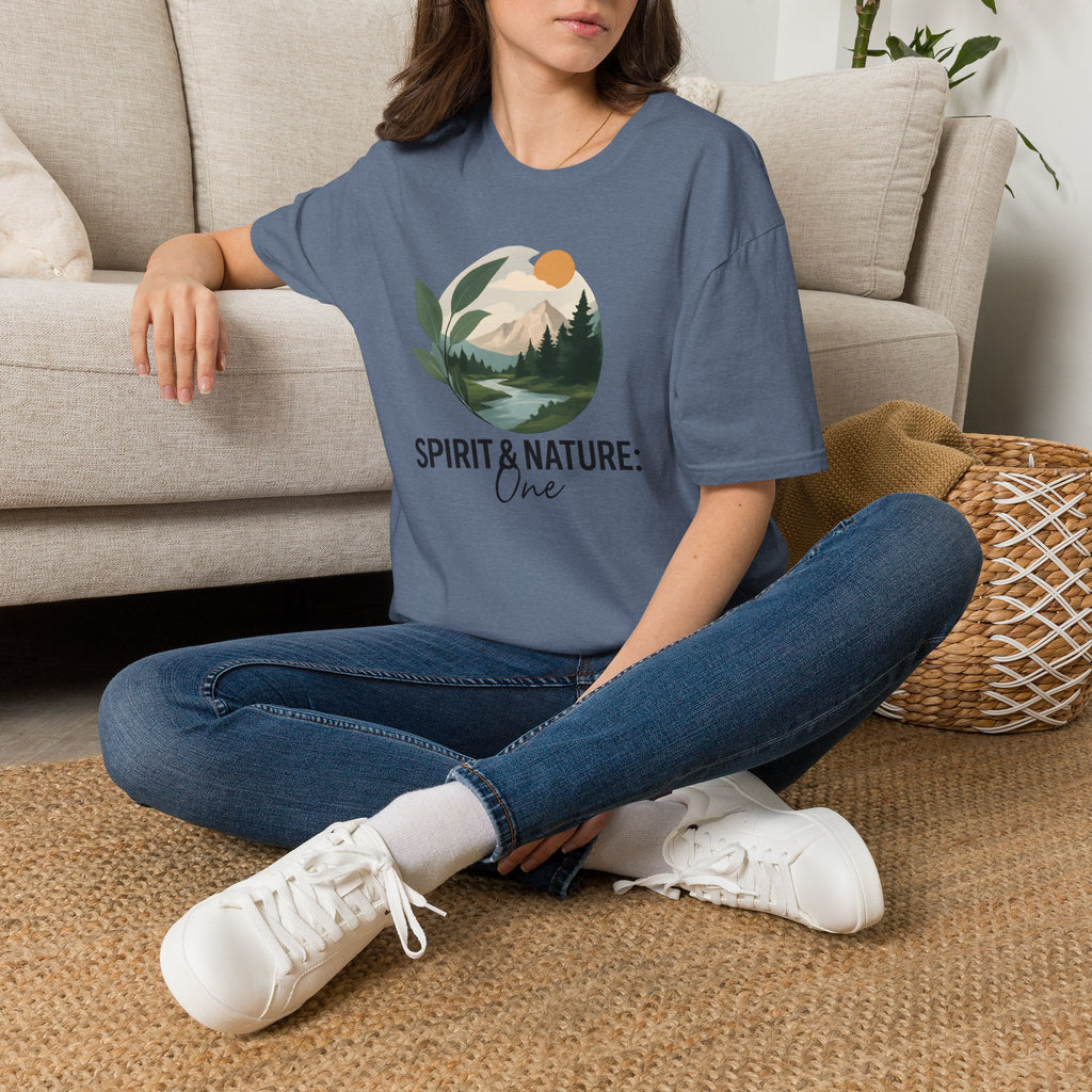 Mountain River Landscape T-Shirt