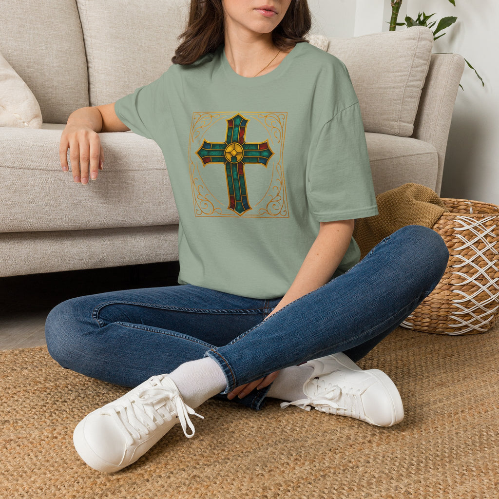 Stained Glass Cross T-Shirt