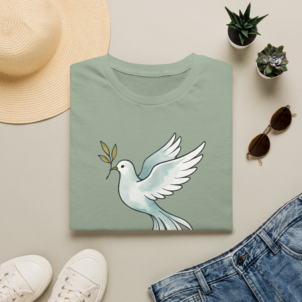 Dove with Olive Branch T-Shirt