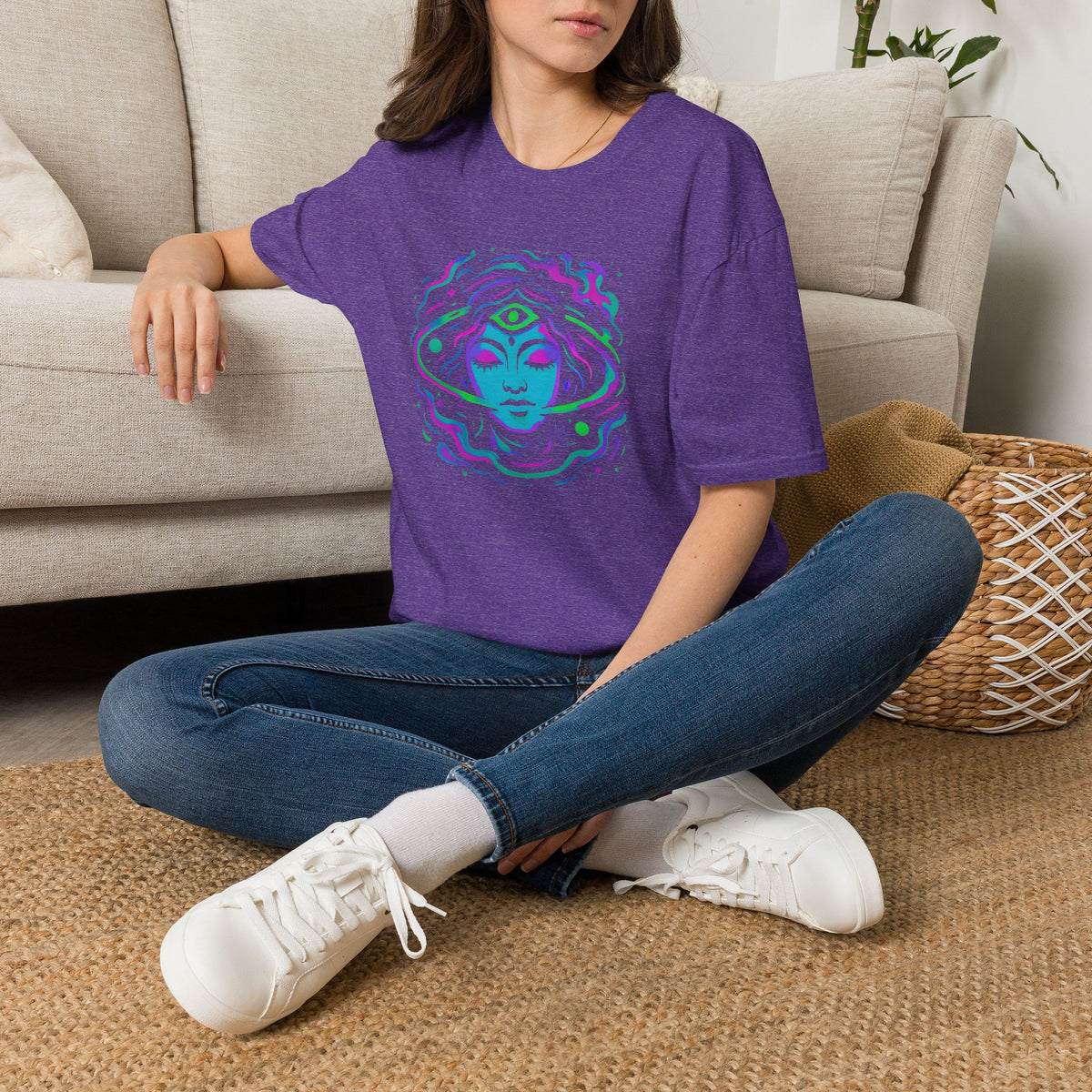 Psychedelic third-eye portrait T-Shirt
