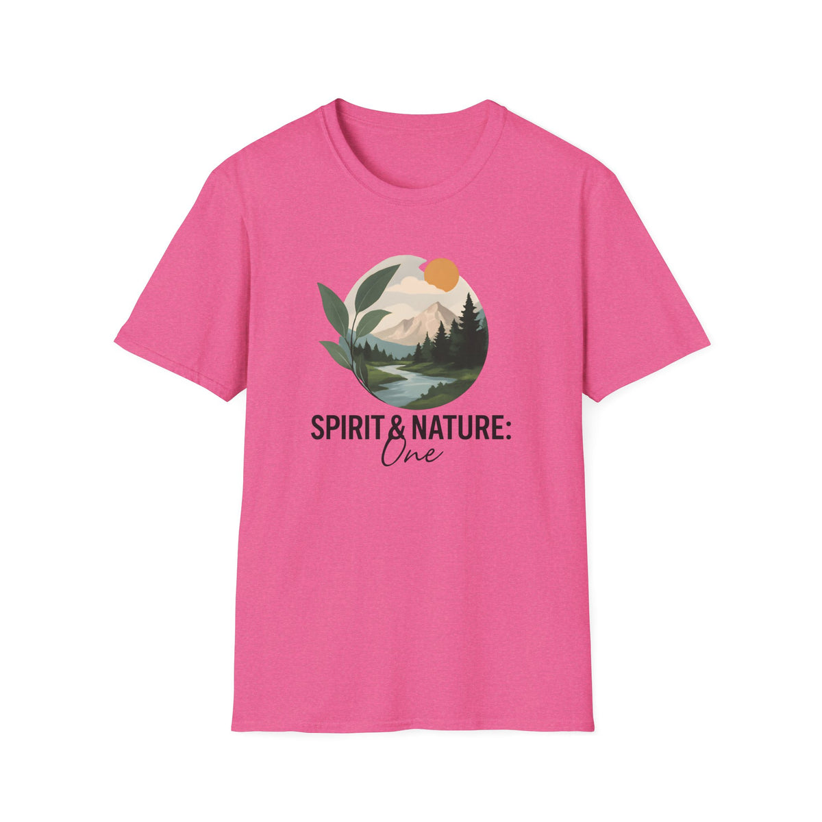 Mountain River Landscape T-Shirt