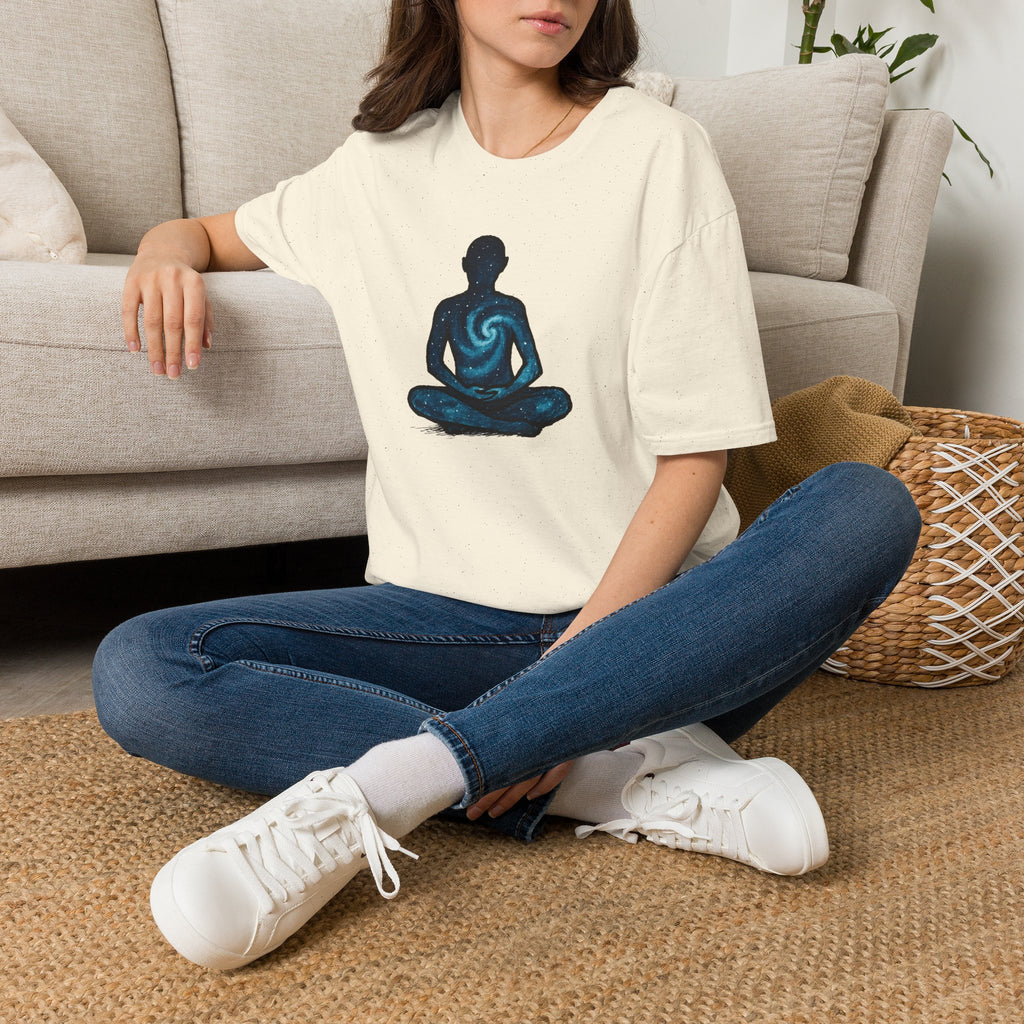 Galaxy Meditation Silhouette T-Shirt