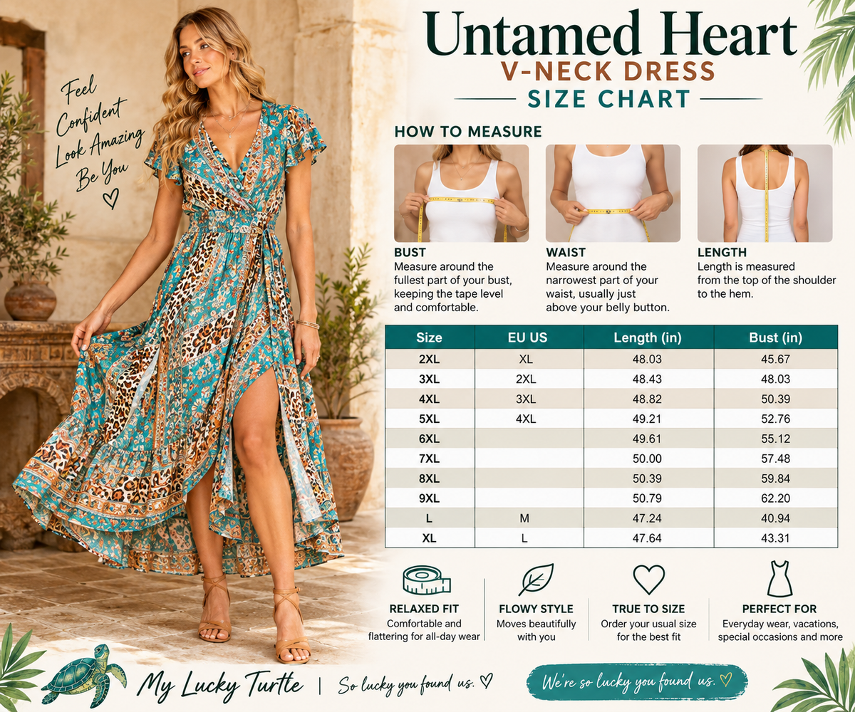 Untamed Heart V-Neck Dress