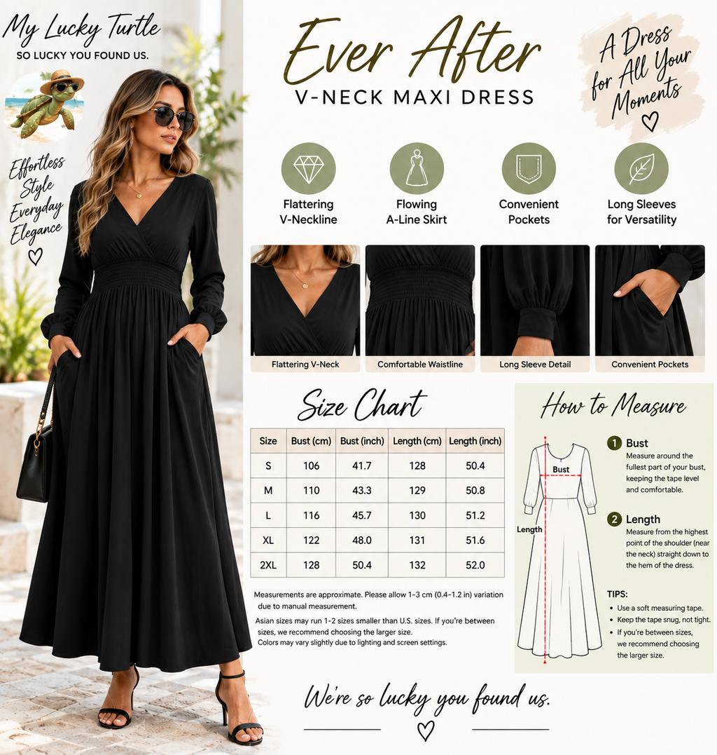 Ever After V-Neck Maxi Dress